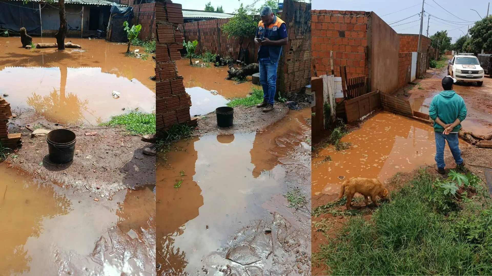 Temporal alagou casas, interditou ponte e deixou 8,5 mil residências sem luz em Ponta Porã