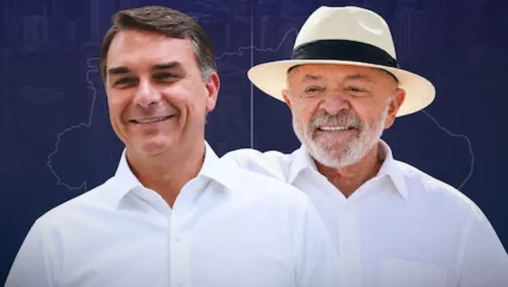 Pesquisa que acertou 1º turno mostra Flávio com 53% contra 44% de Lula de votos válidos