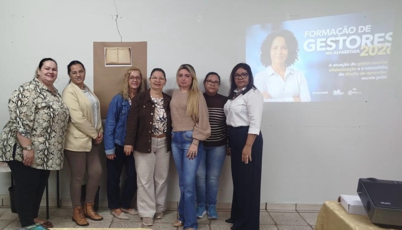 Formação de Gestores fortalece práticas de leitura e escrita na Rede Municipal de Ensino de Brasilândia.
