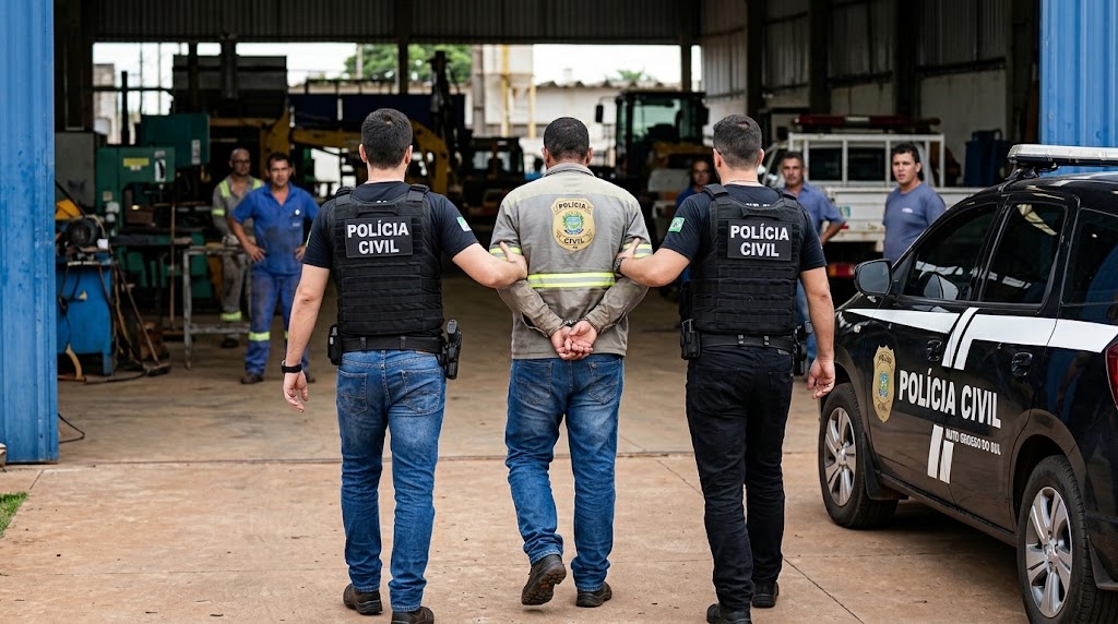 Condenado a mais de 15 anos por estupro de vulnerável é preso no trabalho em Três Lagoas