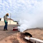 Brasilândia adquire termonebulizador e reforça combate ao Aedes aegypti dentro de bueiros