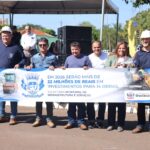 #tbt: Secretaria de Infraestrutura anuncia mais de R$ 22 milhões em obras e desfila com faixa que traduz o futuro de Brasilândia