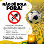 Brasil enfrenta Noruega neste domingo e Prefeitura reforça proibição de fogos com estampido