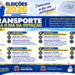 Eleições 2026: Brasilândia divulga oito rotas de transporte para eleitores da zona rural.